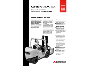 Frontstapler Diesel Mitsubishi FD 40 N