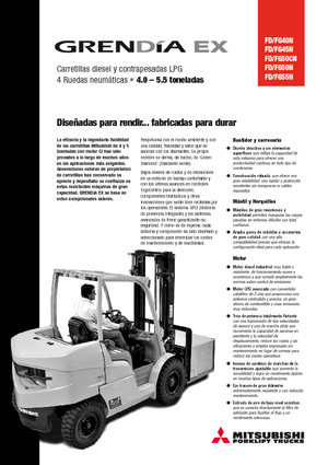 Frontstapler Diesel Mitsubishi FD 50 CN