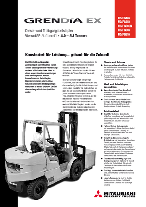 Frontstapler Diesel Mitsubishi FD 50 CN