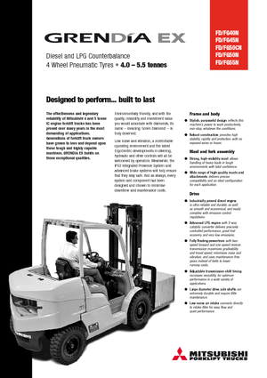 Frontstapler Diesel Mitsubishi FD 50 CN