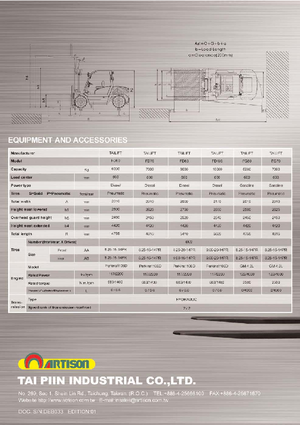 Frontstapler Diesel Artison FD 60