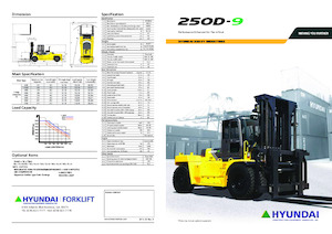 Frontstapler Diesel Hyundai 250D-9