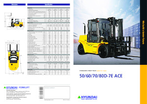 Frontstapler Diesel Hyundai 80D-7E ACE