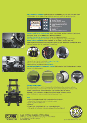 Frontstapler Diesel Clark C 80 D 900