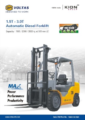 Frontstapler Diesel OM DVX30 KAT