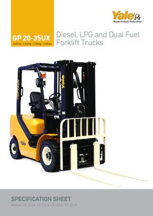 Frontstapler Diesel Yale GP20UX