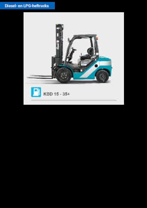 Frontstapler Diesel Baoli KBD 25+