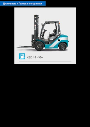 Frontstapler Diesel Baoli KBD 25+