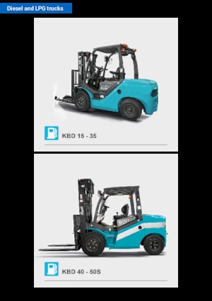 Frontstapler Diesel Baoli KBD 25