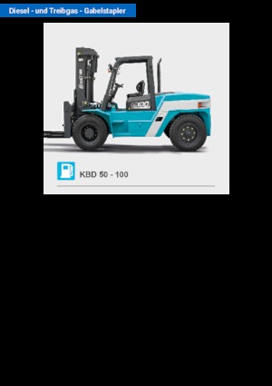 Frontstapler Diesel Baoli KBD 100