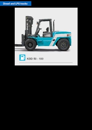 Frontstapler Diesel Baoli KBD 100