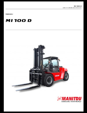Frontstapler Diesel Manitou MI 100 D