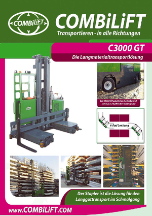 Mehrwege-Gabelstapler Elektro Combi-Lift C 3000 GT