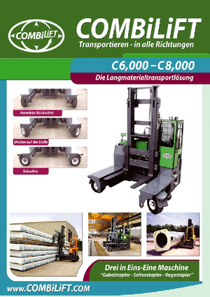 Mehrwege-Gabelstapler Diesel Combi-Lift C 8000