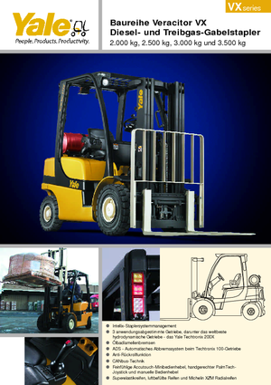 Frontstapler Diesel Yale GDP 25VX