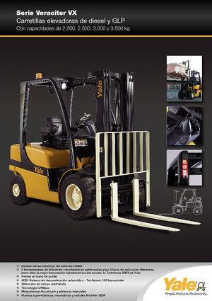 Frontstapler Diesel Yale GDP 25VX