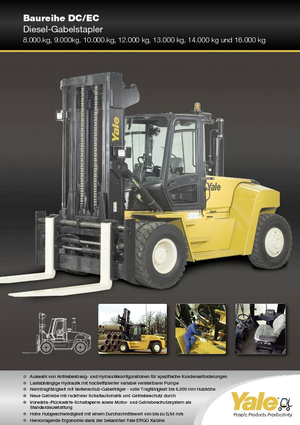 Frontstapler Diesel Yale GDP 80 DC