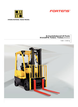 Frontstapler Diesel Hyster H1.6FT