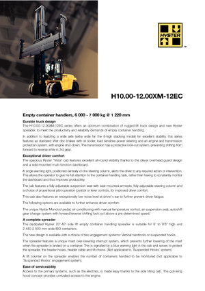 Frontstapler Diesel Hyster H10.00XM 12EC