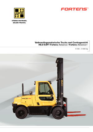 Frontstapler Diesel Hyster H8.0FT 6