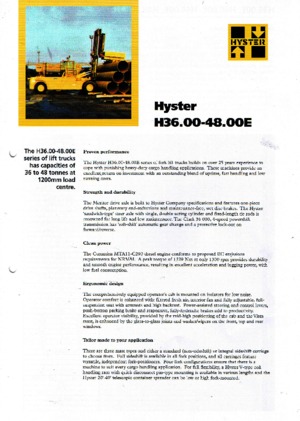 Frontstapler Diesel Hyster H 48.00 E