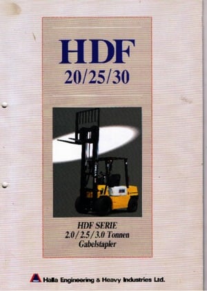 Frontstapler Diesel Halla HDF 25