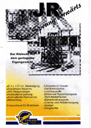 Mitnahmestapler Diesel Cangaru / Transmanut JR 3-4.3.1028 F o. DR