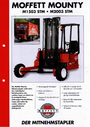 Mitnahmestapler Diesel Moffett M 1503 STM