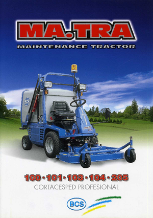 Kommunale Mehrzweckfahrzeuge Diesel BCS MA.TRA 205