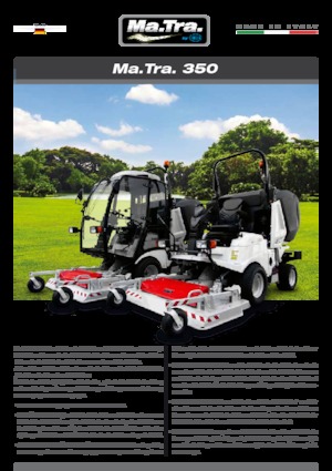 Kommunale Mehrzweckfahrzeuge Diesel BCS MA.TRA 350