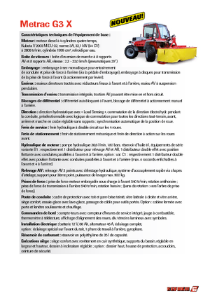 Kommunale Mehrzweckfahrzeuge Diesel Reform Werke Metrac G 3 X