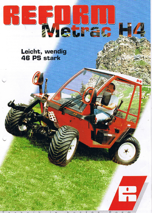 Kommunale Mehrzweckfahrzeuge Diesel Reform Werke Metrac H 4