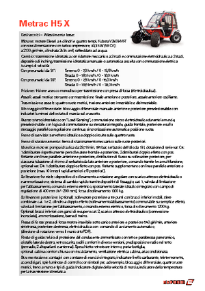 Kommunale Mehrzweckfahrzeuge Diesel Reform Werke Metrac H 5 X