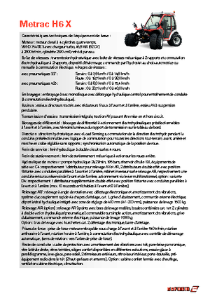 Kommunale Mehrzweckfahrzeuge Diesel Reform Werke Metrac H 6 X