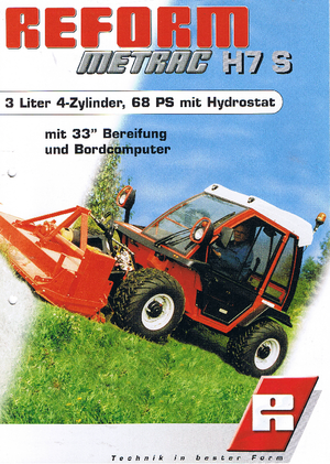 Kommunale Mehrzweckfahrzeuge Diesel Reform Werke Metrac H 7 S