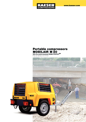 Mobile Kompressoren - Diesel, Elektro, Benzin Kaeser Mobilair M 20 PE