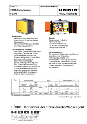 Grundwasser-Absenkanlagen Hüdig HC 271/11