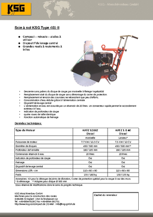Fugenschneider KSG-Maschinenbau KSG 461