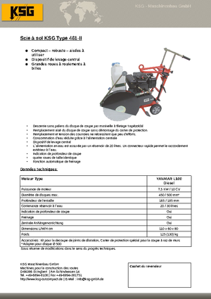 Fugenschneider KSG-Maschinenbau KSG 461