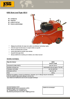 Fugenschneider KSG-Maschinenbau KSG 463
