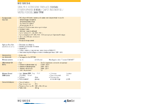 Stromerzeuger, Diesel GenSet MG 10/8 S-K
