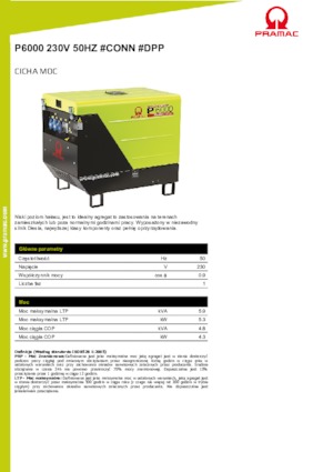 Stromerzeuger, Diesel PRAMAC Lifter P 6000 TYA