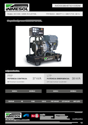 Stromerzeuger, Diesel INMESOL AAD-038