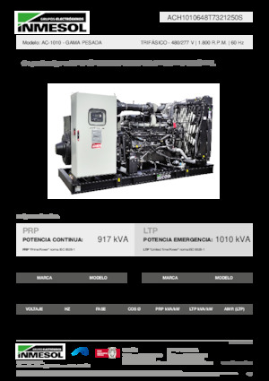 Stromerzeuger, Diesel INMESOL AC-1010