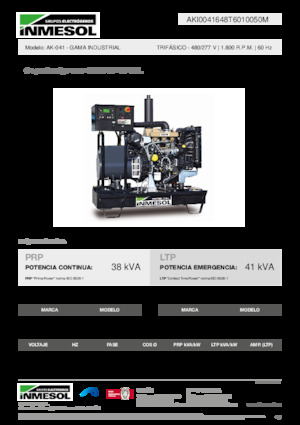 Stromerzeuger, Diesel INMESOL AK-041