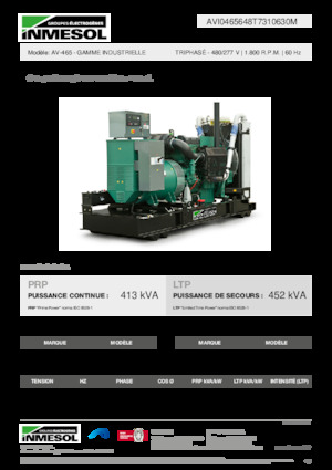 Stromerzeuger, Diesel INMESOL AV-465