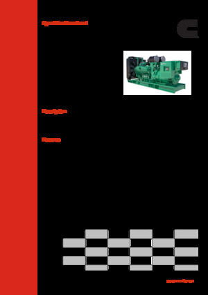 Stromerzeuger, Diesel Cummins C900D6B