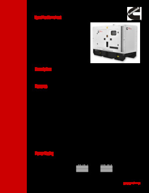 Stromerzeuger, Diesel Cummins C110D6RB