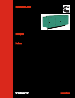 Stromerzeuger, Diesel Cummins C150D6D