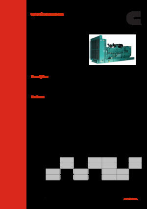 Stromerzeuger, Diesel Cummins C1500 D6